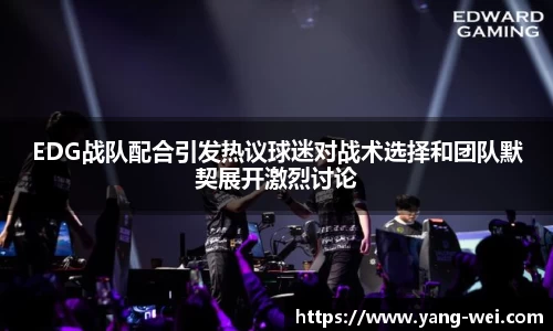 EDG战队配合引发热议球迷对战术选择和团队默契展开激烈讨论